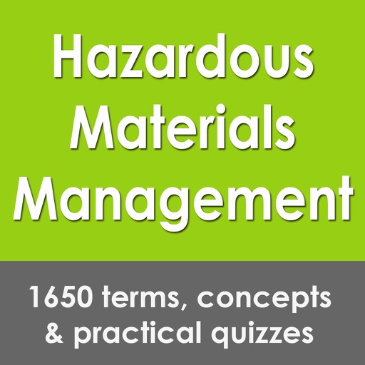 Hazardous Materials Management: 1650 Flashcards