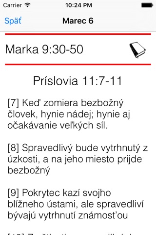 Slovakian Bible screenshot 4