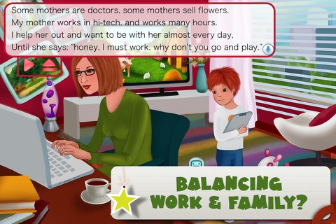 Busy Mommy, Hi-Tech Mom - An Original Interactive Educational Family Storybook screenshot 2