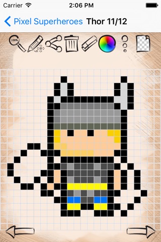 Learn To Draw Pixel Superheroes Edition screenshot 4