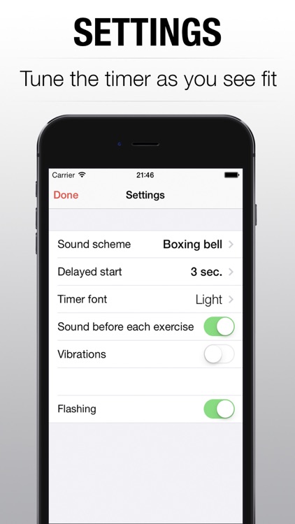 WOD Timer - interval tabata round timer for hiit training PRO screenshot-4