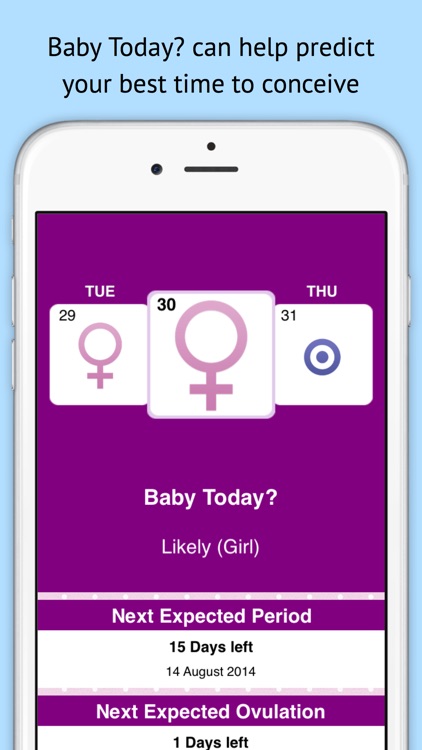 Baby Today? Fertility Tracker & Ovulation Calendar