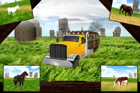 Animal Farm Tractor & Cattle Transport Truck 3D screenshot 4