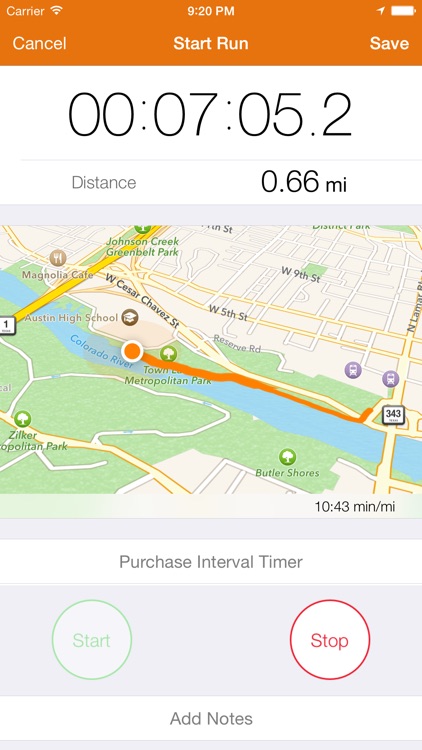 Runtime - Simple Run Tracking