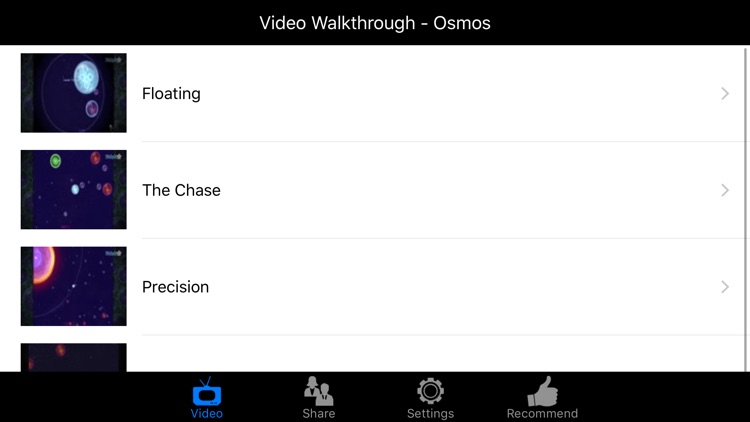 Video Walkthrough for Osmos