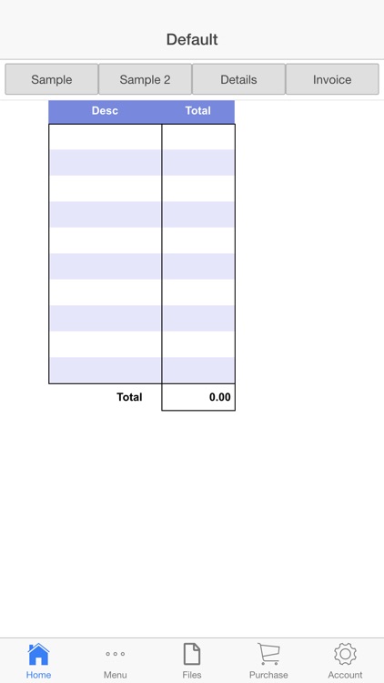 Billing Invoice