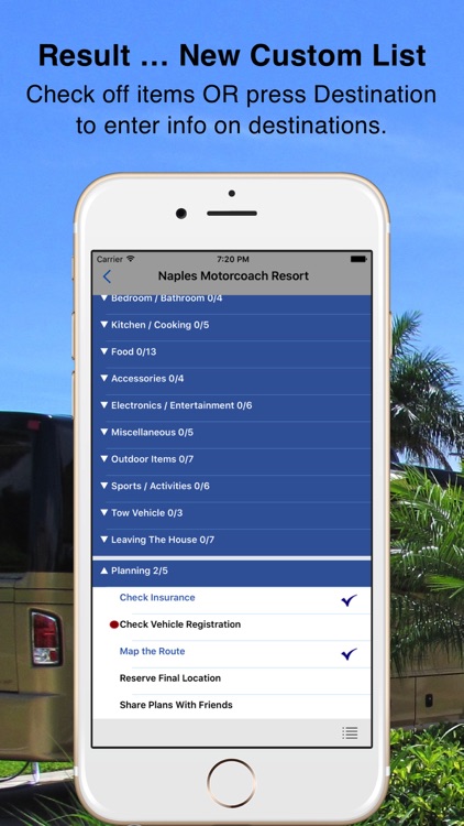 RV Checklist