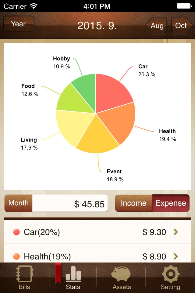 Money Manager Classic Lite screenshot 2