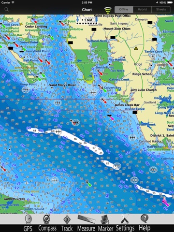 Maryland GPS Nautical Maps Pro screenshot 3