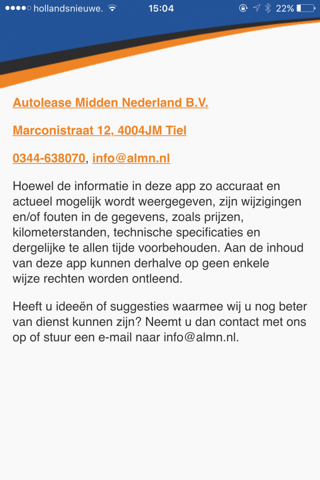 Autolease Midden Nederland screenshot 3