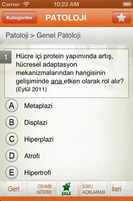 Game screenshot Tüm TUS Soruları - Patoloji Lite hack