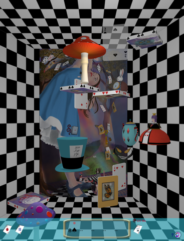 Alice: 3D Flying Cards - Wonderland Playground For iPad screenshot 2