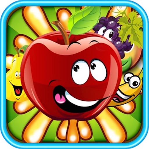 Fruit Smash Crush - 3 match puzzle yummy world game Icon