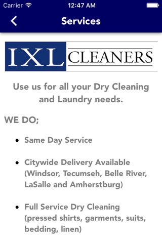 IXL Cleaners screenshot 3