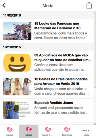 Magazine Feminina - A revista digital da Mulher Brasileira! screenshot 3