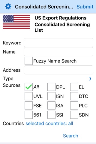 Export Screening List screenshot 2