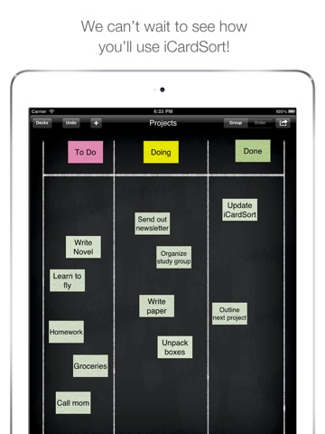 iCardSort screenshot 4