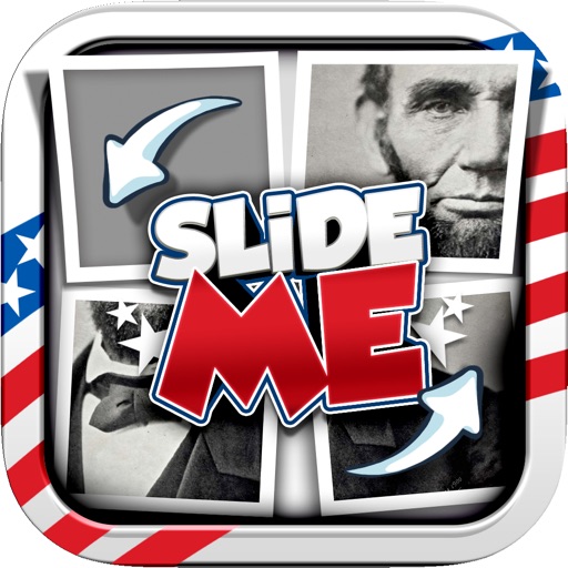 Slide Me Puzzle : U.S. Presidents Picture Characters Quiz Free Games icon