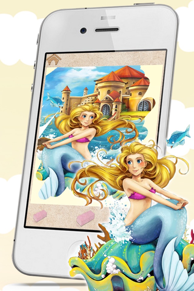 Scratch classic fairy tales – discover Cinderella, Snow White or Rapunzel in this free game for boys and girls screenshot 4