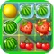 Happy Fruit Link Splash Sugar Saga is a match-3 puzzle game with fresh gameplay