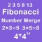 Number Merge Fibonacci 4X4 - Sliding Number Blocks And Playing The Piano