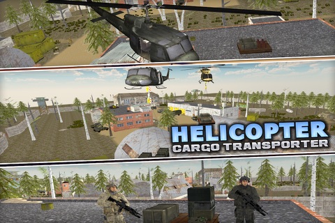 Helicopter Cargo Transporter Simulator 3D screenshot 4