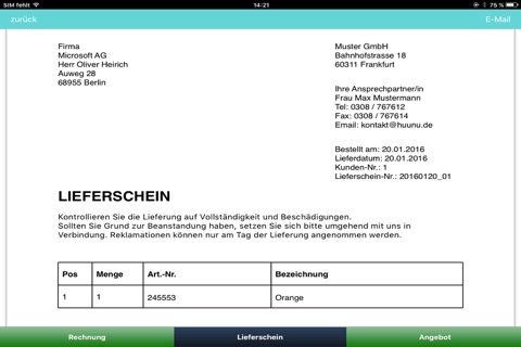 Rechnung App screenshot 4