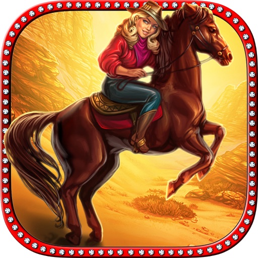 777 Wild Cowgirl Slots : FREE Vegas Slots & Poker 5 Card Game icon