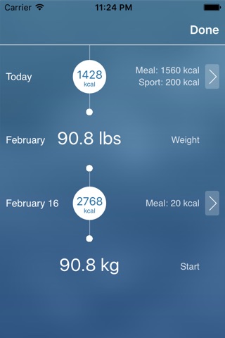 Pocket Calories 2016 (Calories counter) screenshot 3