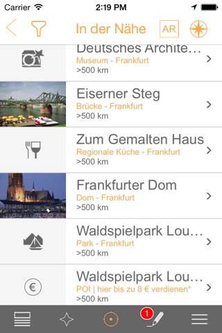 TOURIAS - Frankfurt screenshot 2