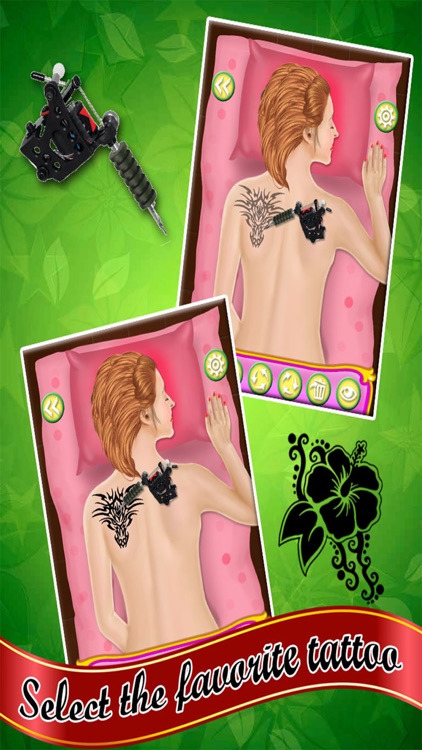 Back Tattoo Designer - Girls Tattoo Games