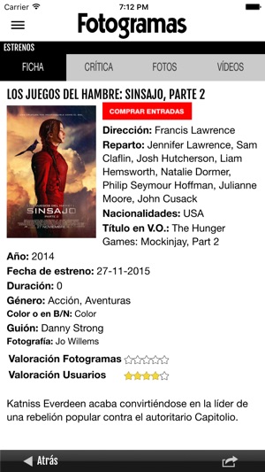 FOTOGRAMAS: Actualidad, cartelera, cines, estrenos(圖5)-速報App