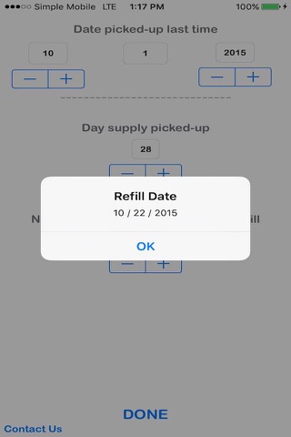 Refill Due Date Calculator screenshot 2