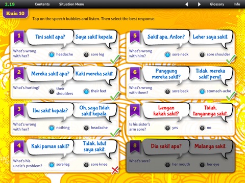 iCan Speak Indonesian Level 1 Module 5 screenshot 2