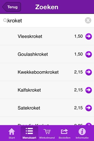 Cafetaria Klaas Vaak BestelApp screenshot 4