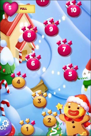 Christmas Bubble Shooter - Ginger Bread Man screenshot 3