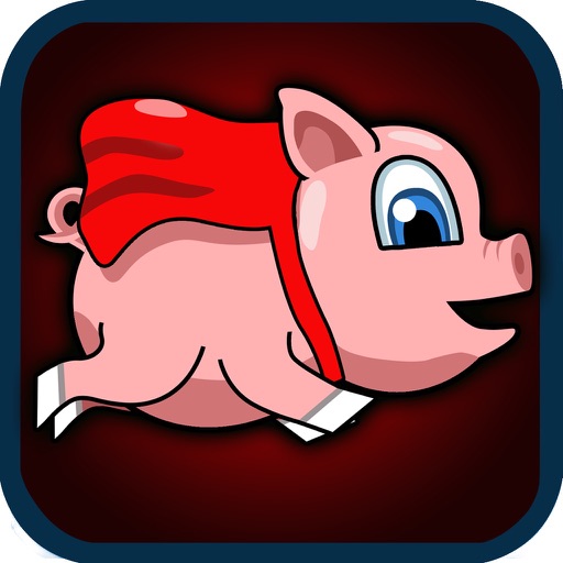 Pig Run - fun game of cute pig run icon