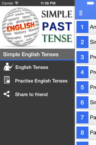 English Grammar (Tenses Test) screenshot 3