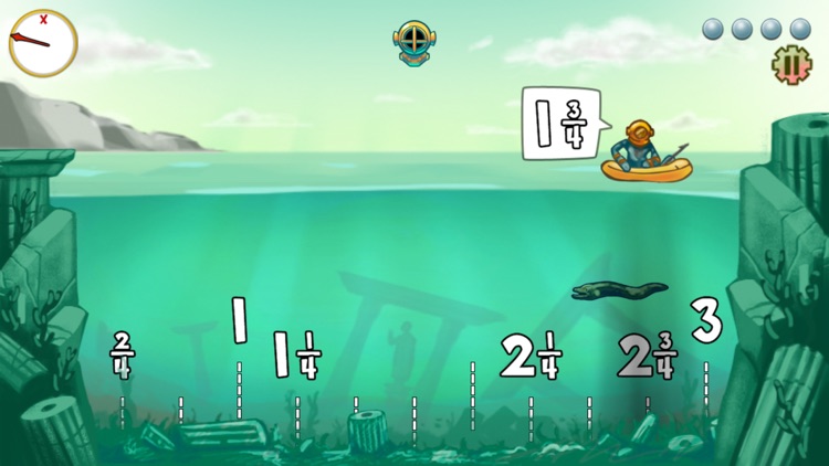 Pearl Diver: Number Line Math Game screenshot-3
