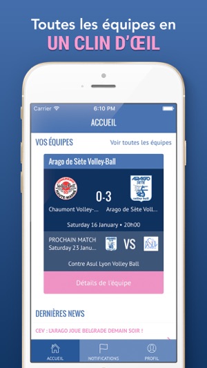 Arago de Sète - Tous les résultats et actualités de votre cl(圖1)-速報App