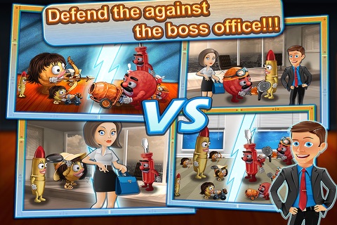 Office Battle - Strategy Between Men And Women  Free screenshot 2