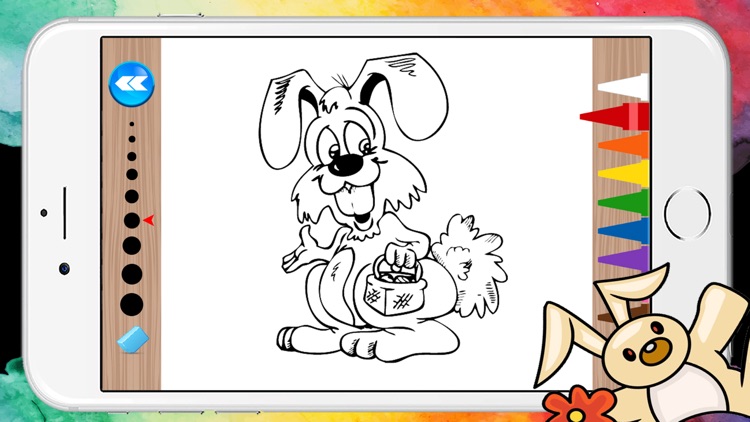 Easter Egg Kids Coloring Book Pages Game screenshot-3