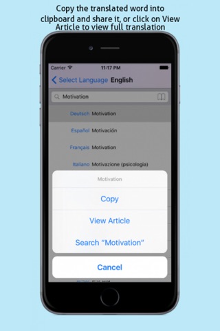 Multilingual Translation Dictionary screenshot 4