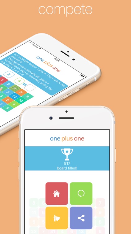 One Plus One - Pure Math Puzzle (Addition, Subtraction, Multiplication and Division) screenshot-3