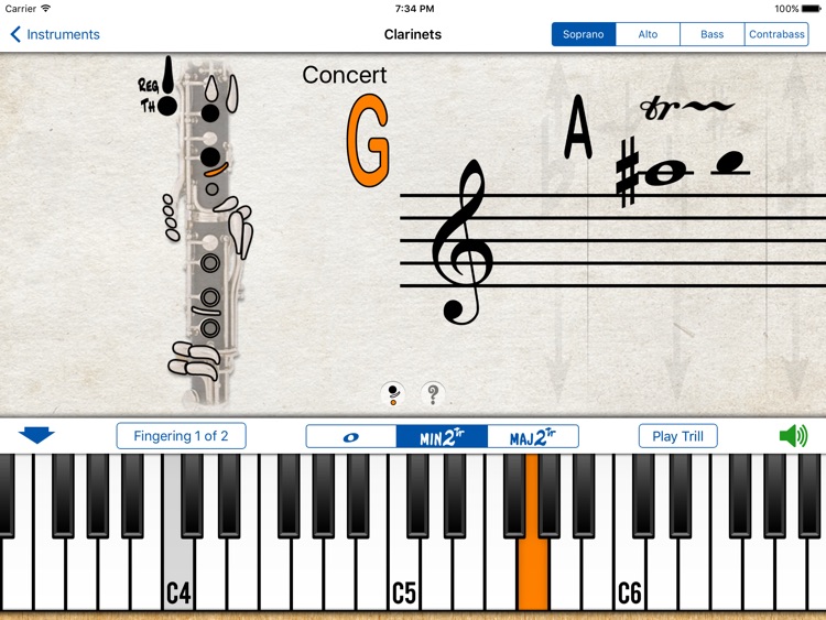 Fingering for iPad