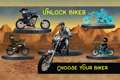 Biker Ninja:Quick Gun Escape screenshot 2
