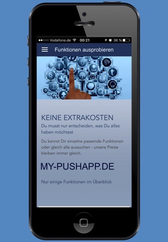 MY-PUSHAPP.DE Der einfache Weg zur eigenen App screenshot 2