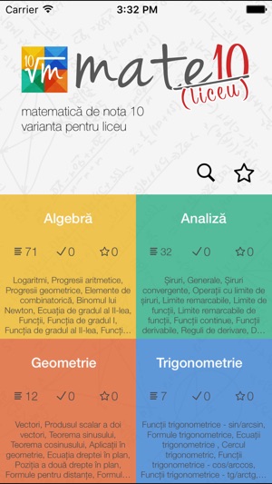 Mate 10 Liceu - formule matematice, teoreme, definiții, prop(圖1)-速報App