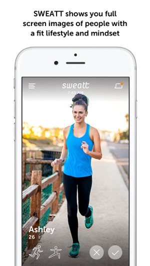 Sweatt - A dating app for the fitness co