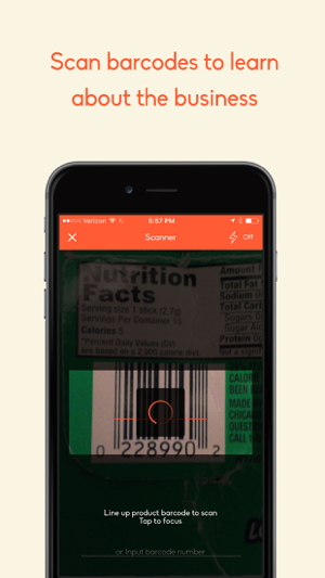 ‎Buycott - Barcode Scanner & QR Bar Code Scanner Screenshot